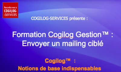 Lire la suite à propos de l’article Troisième tuto Cogilog Gestion